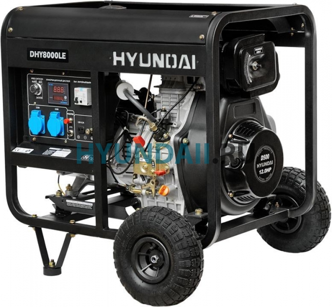 Генератор дизельный HYUNDAI DHY 8000LE